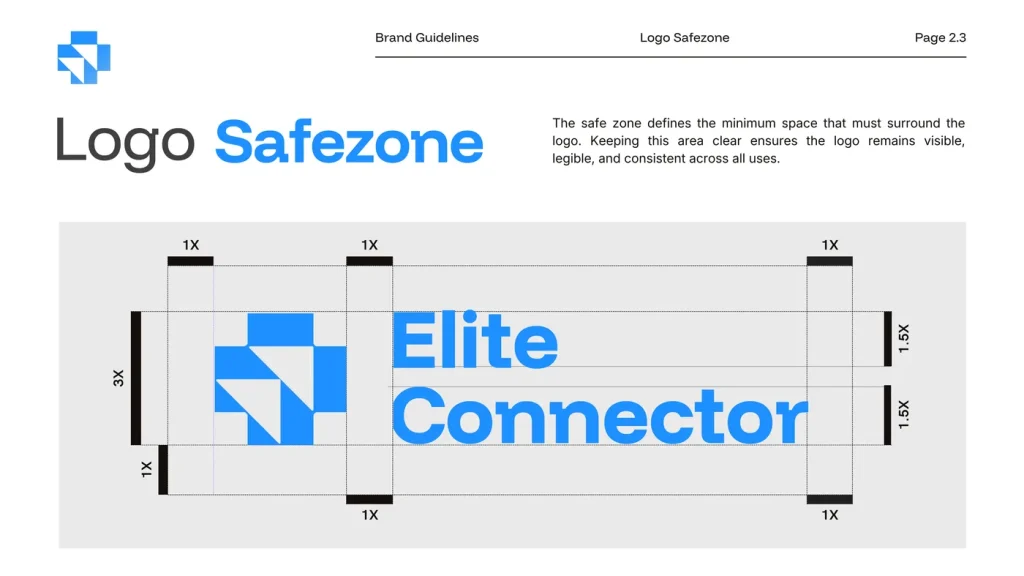 Elite Connector brand guidelines, page 10 of 25
