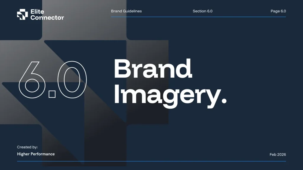 Elite Connector brand guidelines, page 19 of 25