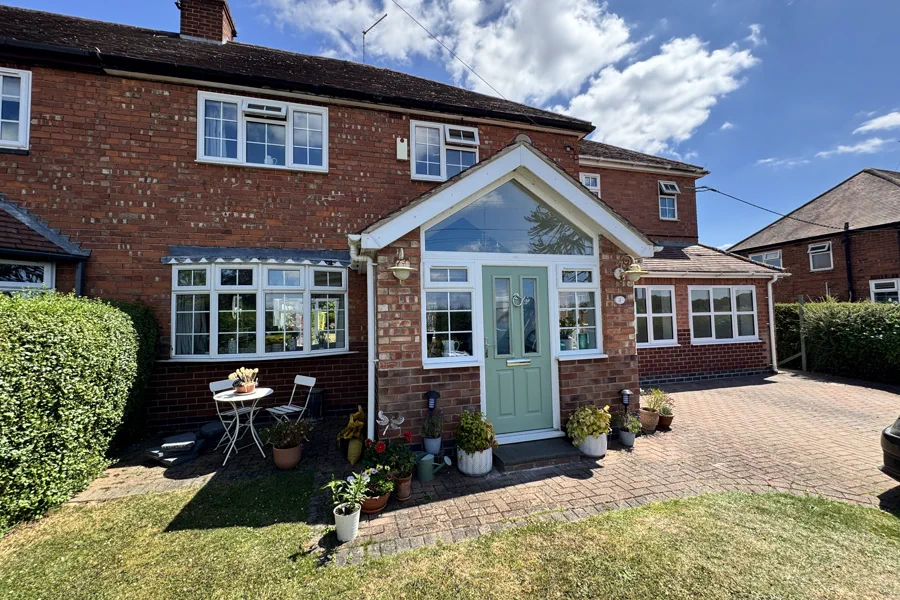 Completed garage conversion on a home in the East Midlands.