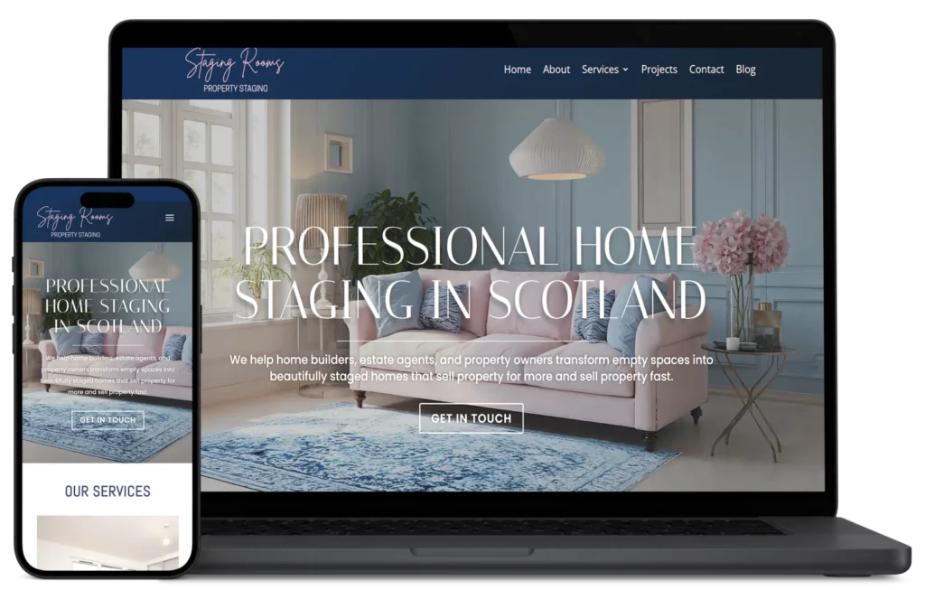 Supporting image for the Higher Performance guide to website builders and bespoke web design, illustrating a business owner assessing whether his current website is fit for purpose.