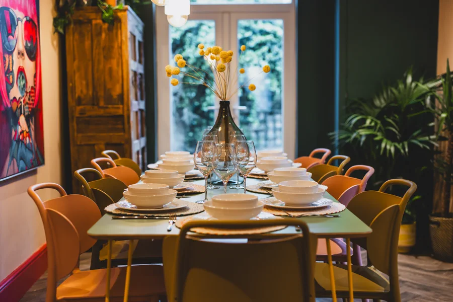 WildKind Interiors premium home staging and interior design table setting.